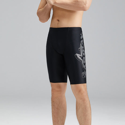 Adult Tight Breathable Nylon Men's Swimming Trunks - D&A