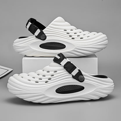 Men's Simple And Stylish Casual Platform Slippers - D&A