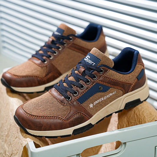 Men's Casual Retro Plus Size Outdoor Shoes - D&A