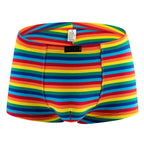 Men's Underwear Rainbow Bag Striped Boxers - D&A