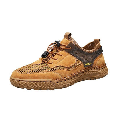 Hand-stitched All-match Breathable Comfortable Genuine - D&A