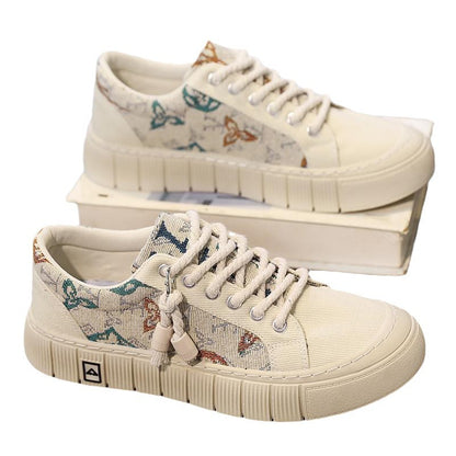 Trendy Wild Four Seasons Canvas Sneakers - D&A