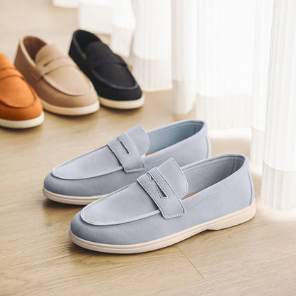 Casual Breathable Men's All-matching Fashion Trendy Shoes Sky Blue - D&A