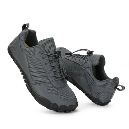 Leisure Road Riding Men's Outdoor Mountaineering Sports Training Shoes 6806 Gray - D&A