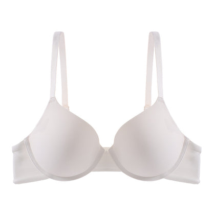 Seamless Underwear Bra White Thin Cup - D&A