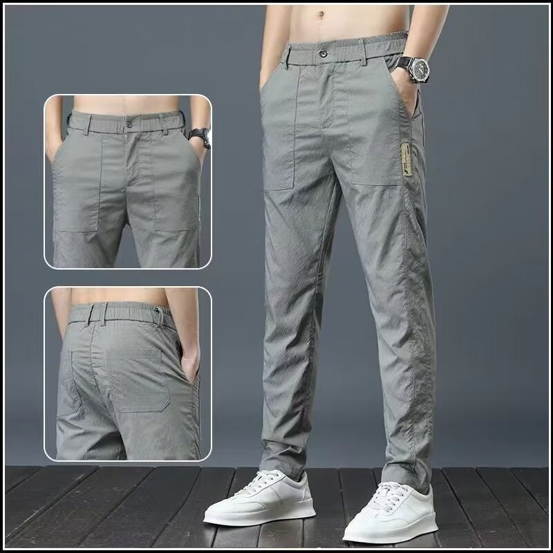 Men's Straight Breathable Quick-drying Fashion Brand All-matching Sports Trousers - D&A