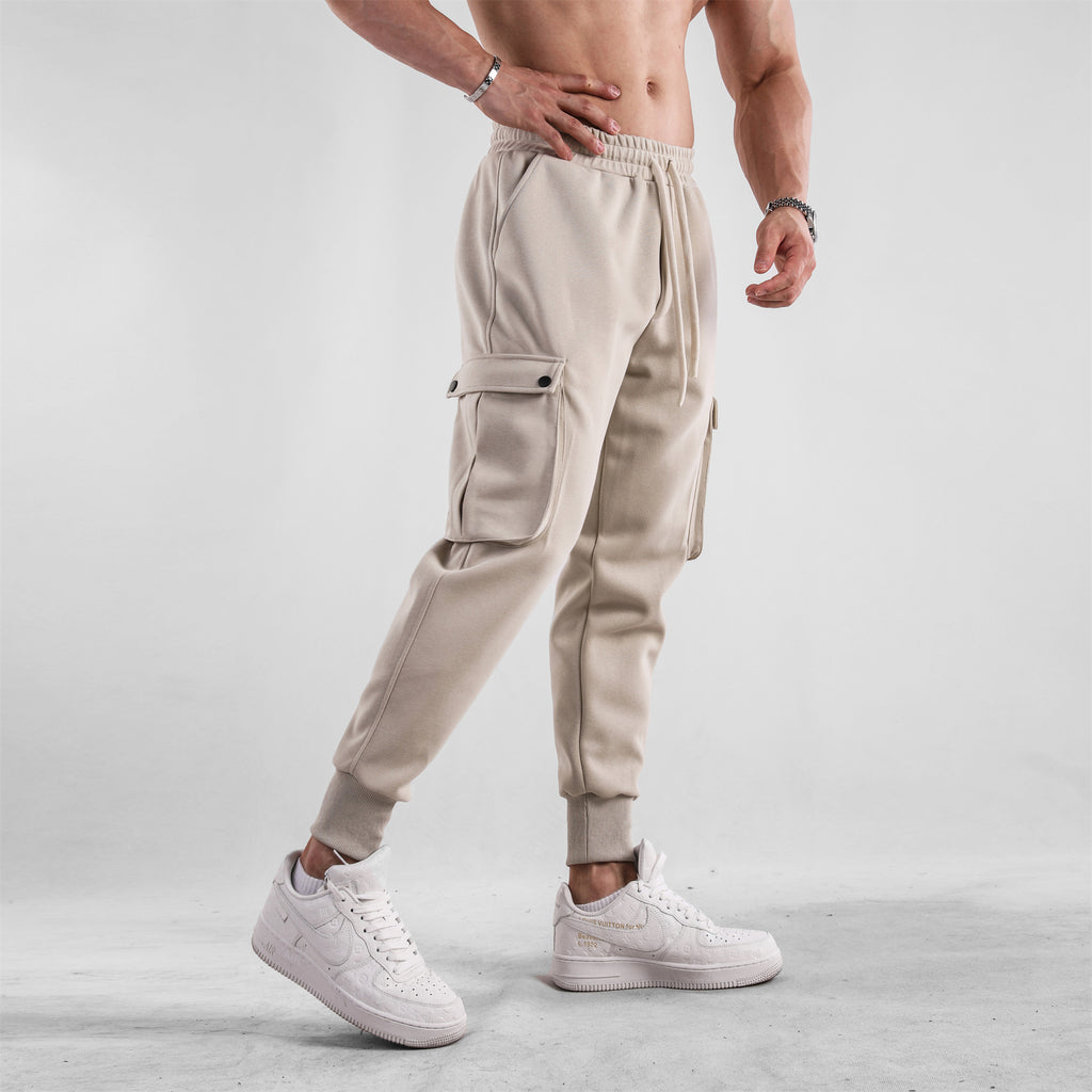 Men's Loose Close Up Ankle-tied American Sports Trousers - D&A