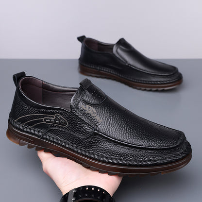 Men's First Layer Cowhide Driving Shoes - D&A