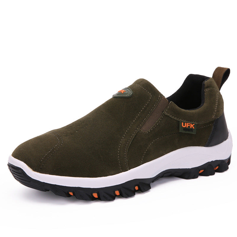 Climbing Frosted Men's Shoes Casual Outdoor Shoes Green - D&A