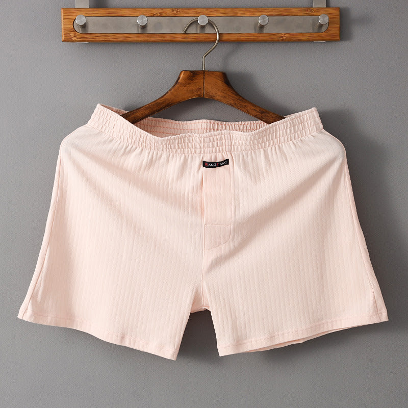Men's Underwear Loose Arrow Pants Plus Size Pink - D&A