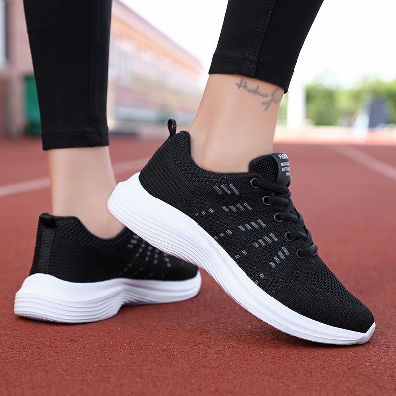 Women's Mesh Breathable Soft Bottom Non-slip Sneaker - D&A