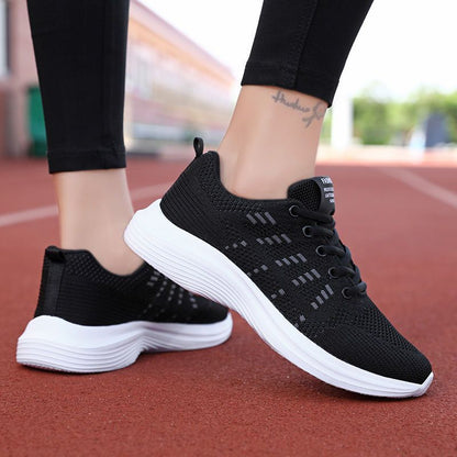 Women's Mesh Breathable Soft Bottom Non-slip Sneaker - D&A
