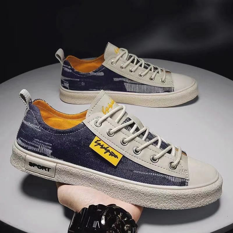 Student Trendy Men's Casual Canvas Shoes - D&A