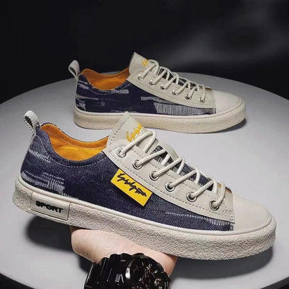 Student Trendy Men's Casual Canvas Shoes - D&A