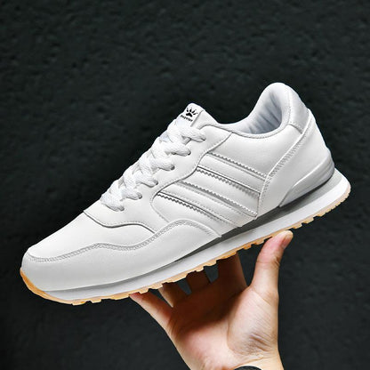 Leather Men's Casual And Lightweight Running Sports Shoes - D&A