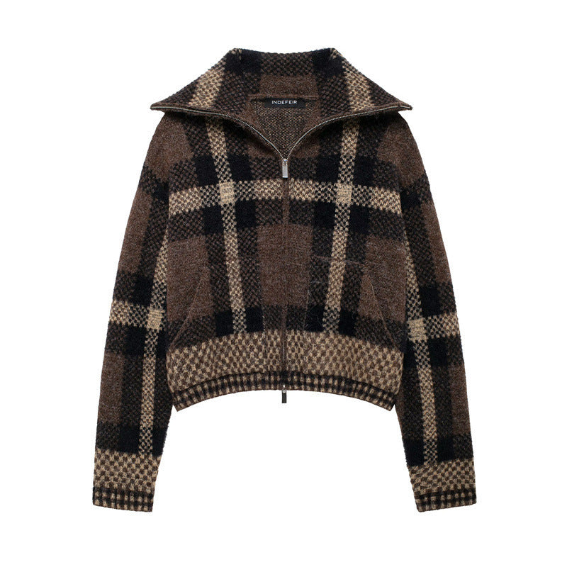 Autumn Sweater Round Neck Solid Color Loose Pullover - D&A