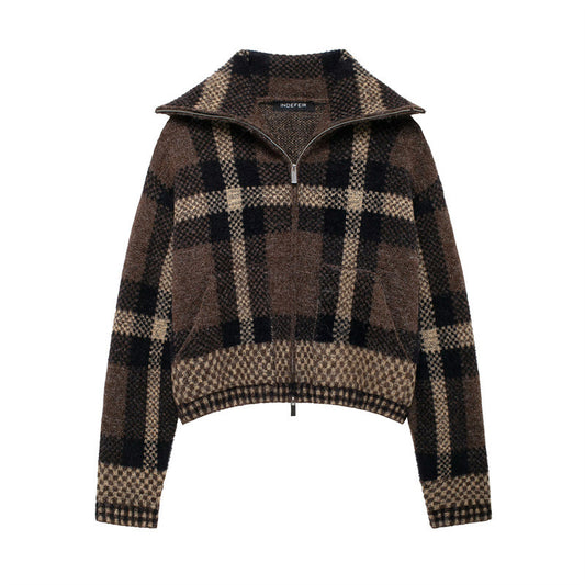 Autumn Sweater Round Neck Solid Color Loose Pullover - D&A