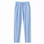 Cotton And Linen Beach Pants Men's Loose Casual - D&A