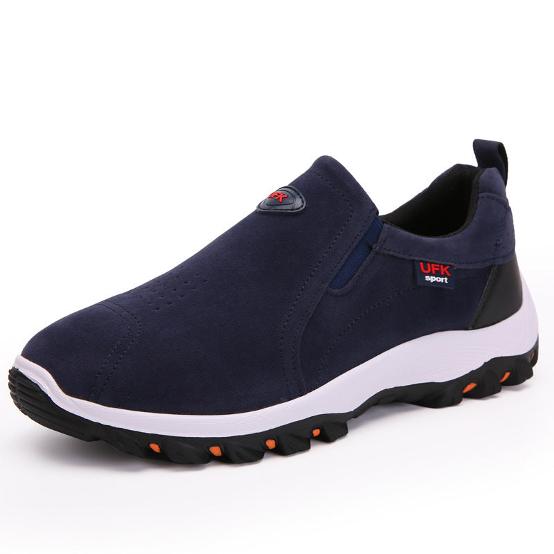 Climbing Frosted Men's Shoes Casual Outdoor Shoes Blue - D&A