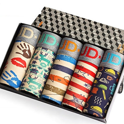 Men's Cotton Printed Breathable Boxers - D&A