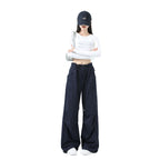 High Waist Women's Workwear Wide Leg Pants - D&A