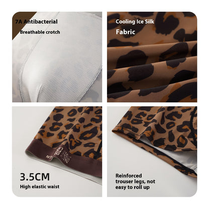 Ice Silk Underwear Leopard Print - D&A