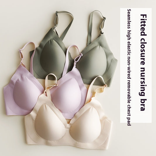 Plus Size Front Buckle Bra Nursing Bra Nursing Underwear - D&A