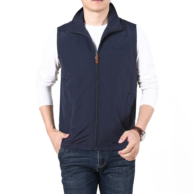 Niandun Spring Vest Men's Thin Waistcoat Vest - D&A