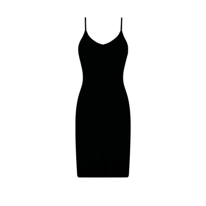 Women's Sling Hip-lift And Belly Shaping Women's Body Shaping Dress Black - D&A