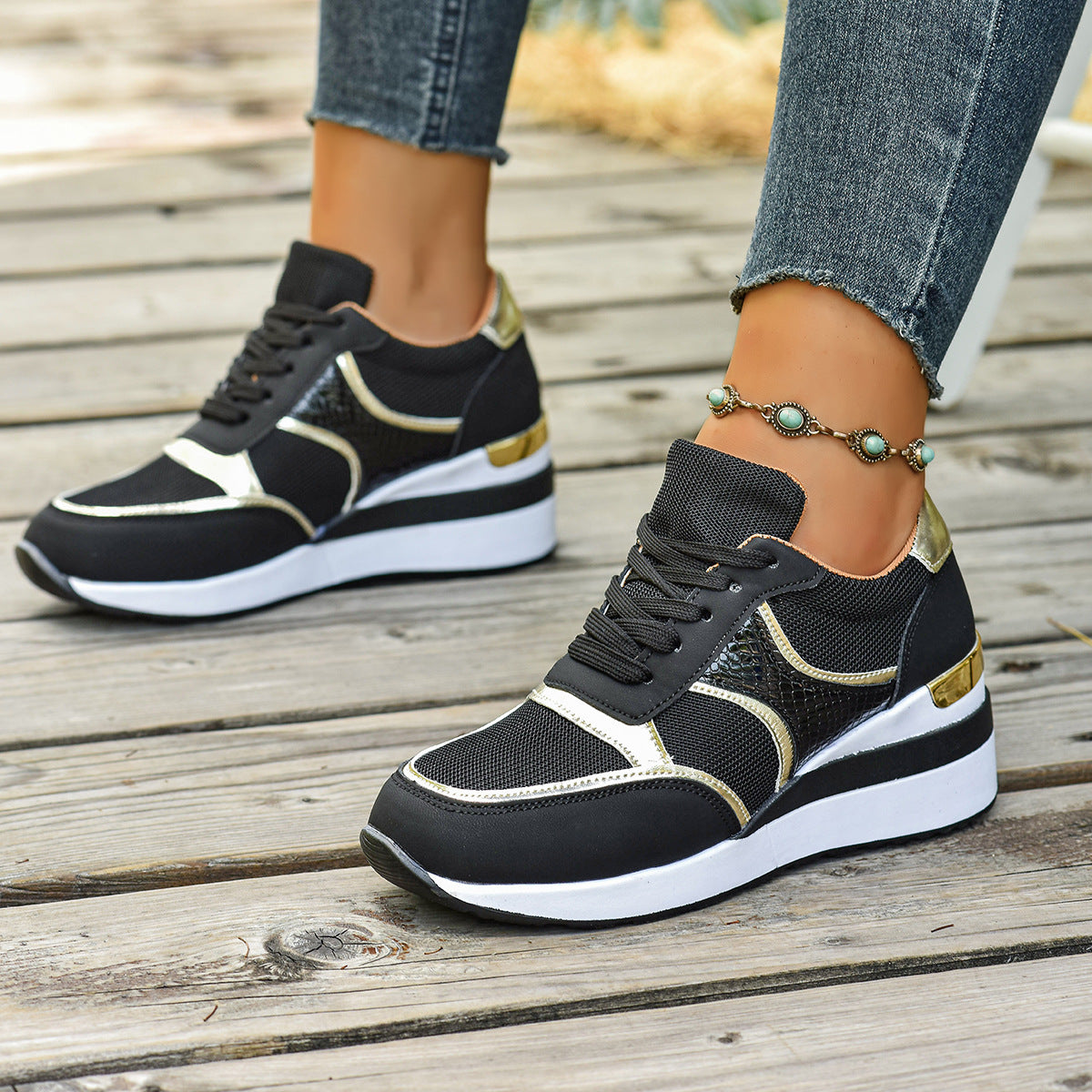 New Plus Size Casual Sneaker Women - D&A
