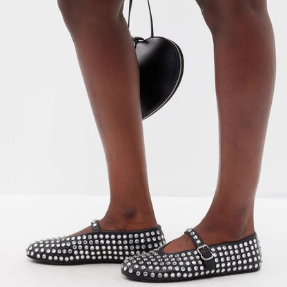 Round Toe Flat Bottom Comfortable Fashion Women's Shoes - D&A
