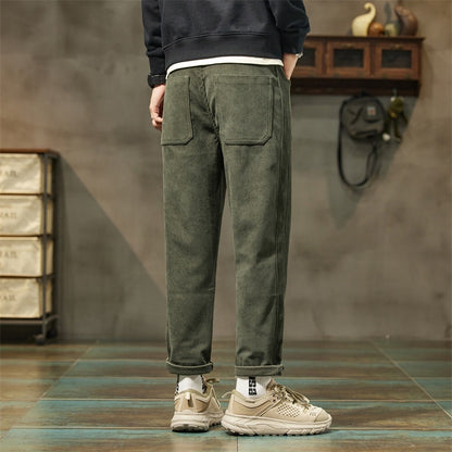 Corduroy Men's Casual Pants Trendy Brand Simple All-match - D&A