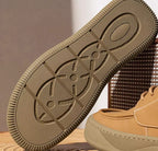 British Retro Brown Big Toe Casual Leather Shoes - D&A