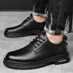 Retro Outdoor Men's Shoes Big Toe Casual Leather Shoes - D&A