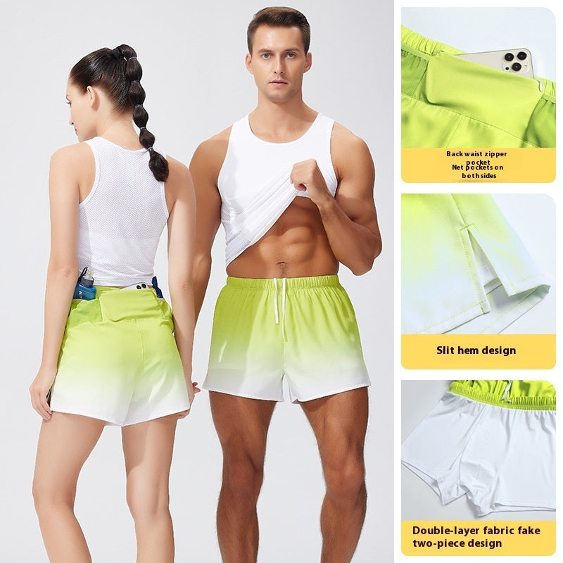 Men's And Women's Double-layer Swimming Loose Beach Pants - D&A