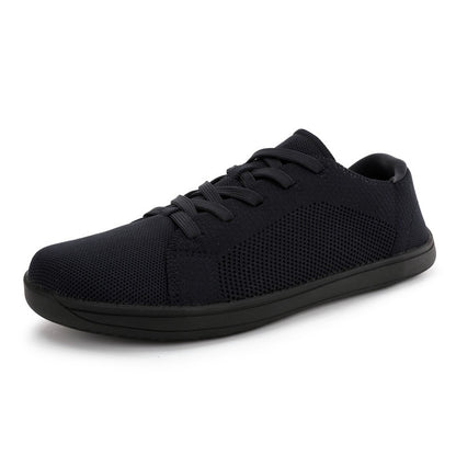 Wide Toe Bare Feet Indoor Fitness Yoga Casual Shoes Black - D&A