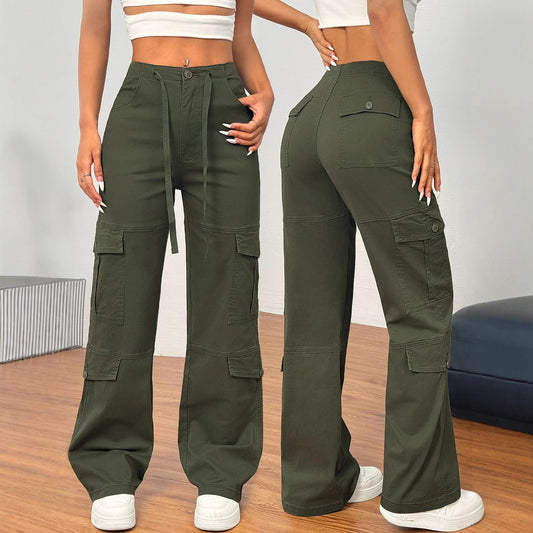 TL337 European And American Street Style Overalls Loose Jeans - D&A