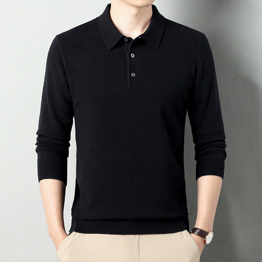 Winter Wool Lapel Long Sleeve Men - D&A