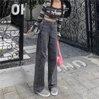 SpringSummer New Straight Loose All-matching Slimming Wide-leg Pants - D&A