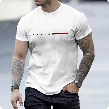 3d Printed Top Slim Fit Men TY5744 - D&A