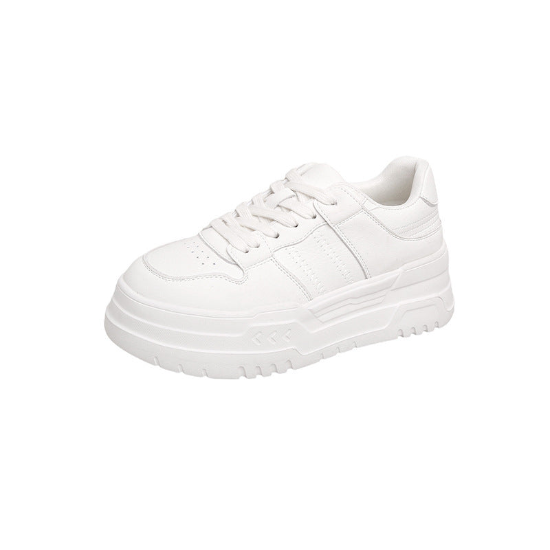 Platform Height Increasing Casual Lace Up Sports Board Shoes - D&A