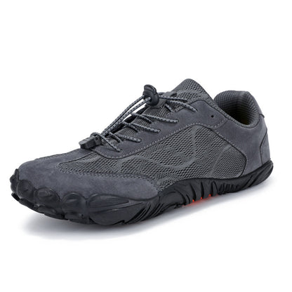 Outdoor FiveFingers Mountaineering Breathable Hiking Boots Men 6805 Gray - D&A