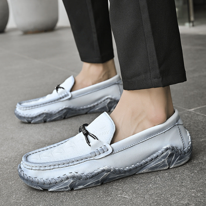 Driving Trendy Beanie Shoes Men's Cross-border Plus Size Loafers - D&A