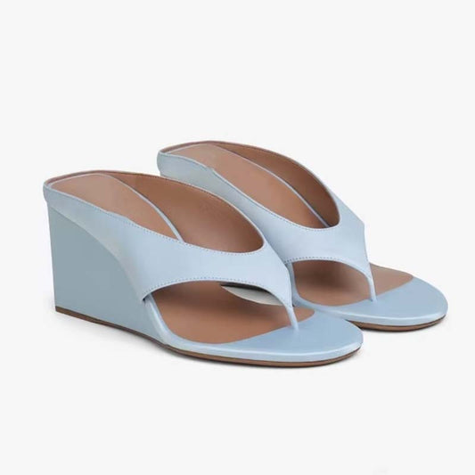 Wedge Platform Flip-flops All-matching Slippers - D&A