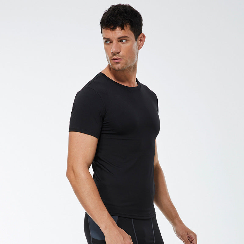 Men's Stretch Quick Drying Clothes Short-sleeved Shirt - D&A