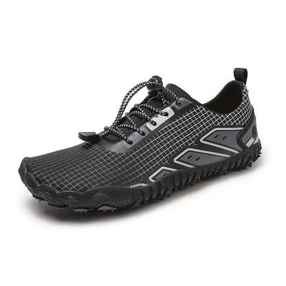 New Thickened Indoor Fitness Shoes Soft Bottom Non-slip Treadmill Shoes DB9925 Black - D&A