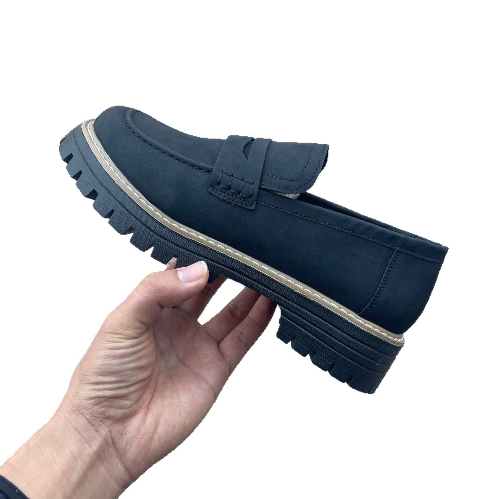 Leather Plus Size Casual Women's Shoes - D&A