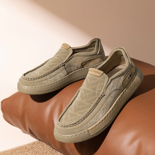 Casual Men's Shoes Lightweight Soft Sole Slip-on Dad Shoes - D&A