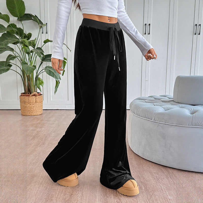 Autumn New Style Micro-pull Draped Pants Women - D&A