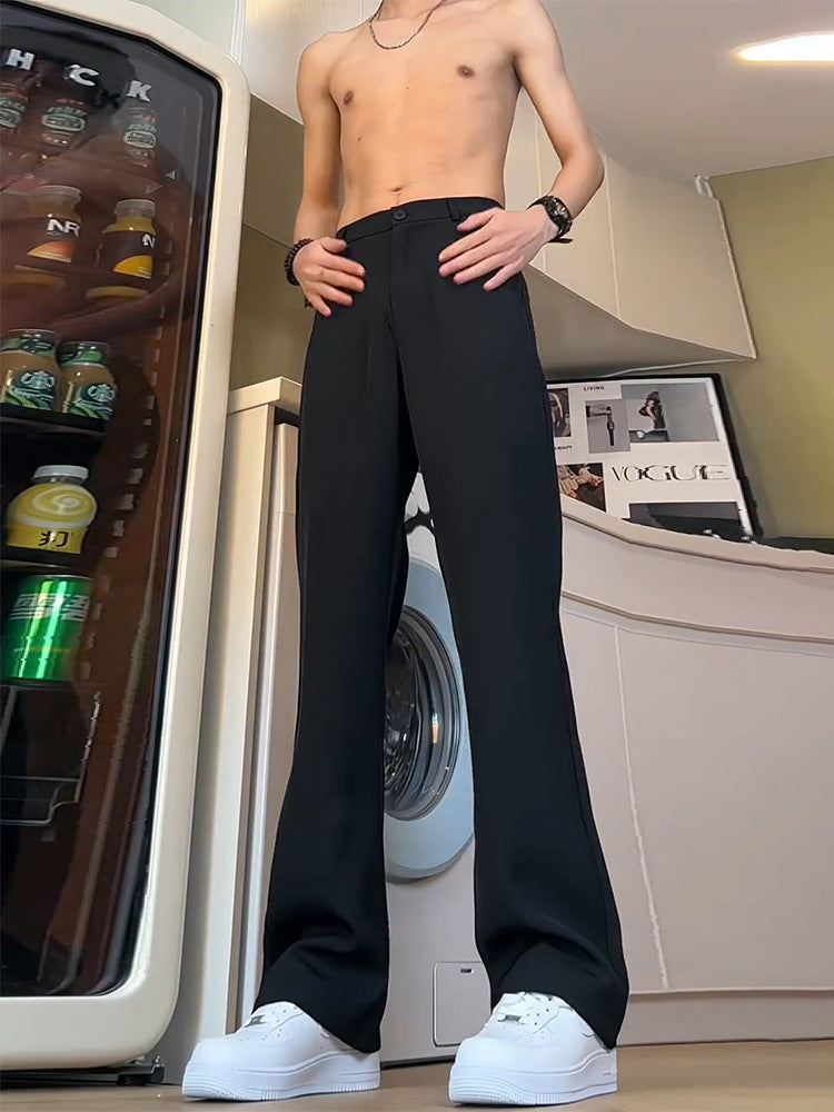 High-grade Black Weila Anti-wrinkle Suit Pants Black - D&A